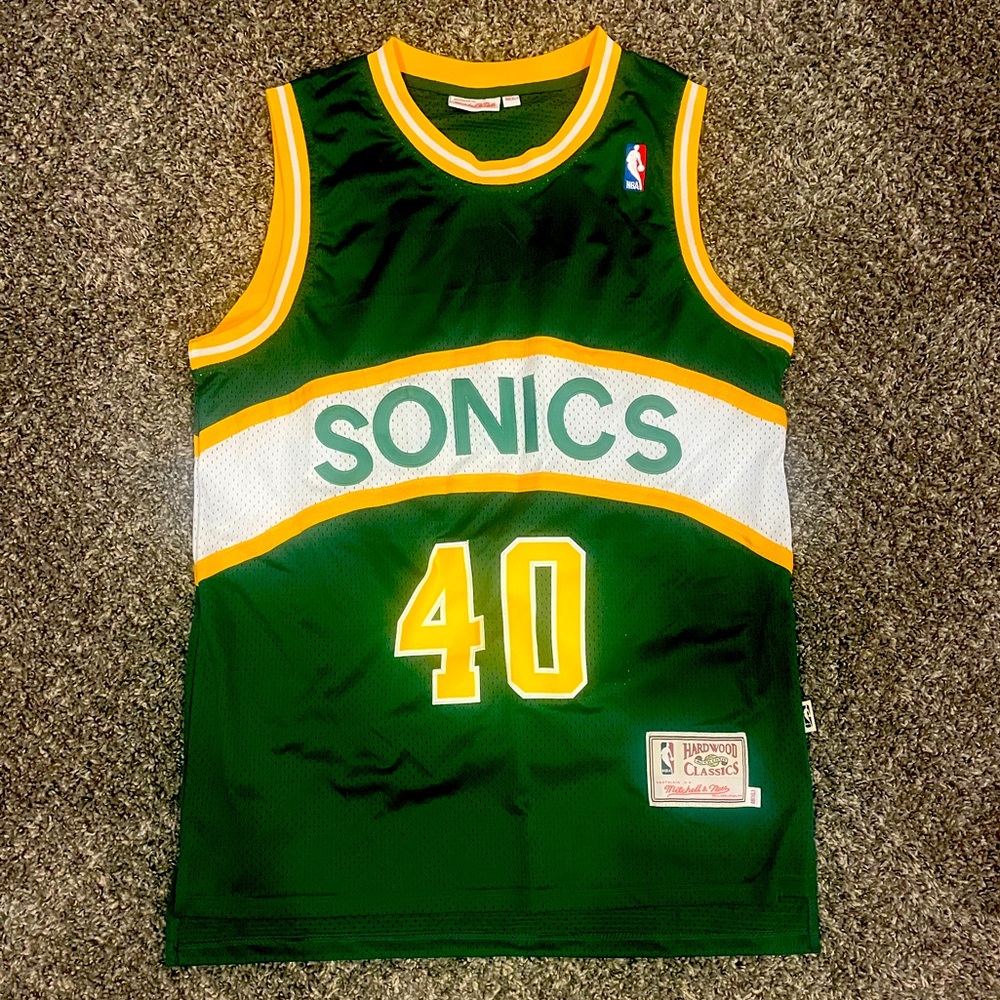 Shawn Kemp Seattle SuperSonics jersey - XL